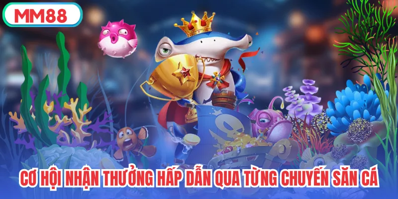 Cơ hội nhận thưởng hấp dẫn qua từng chuyến săn cá